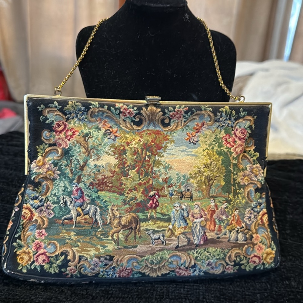Vintage Petit Point Bag